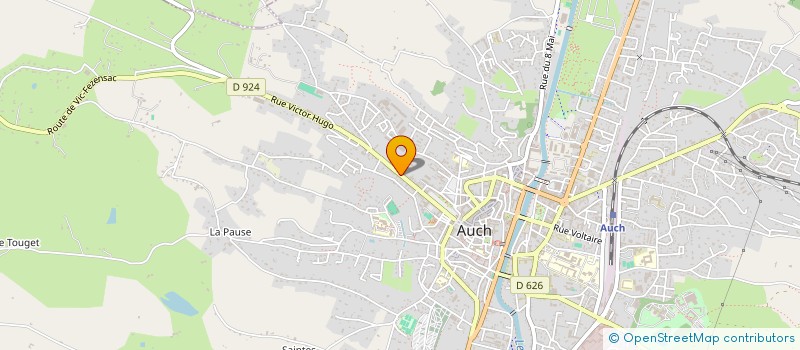 localisation de l'entreprise DUO A CORD'AIR  AUCH