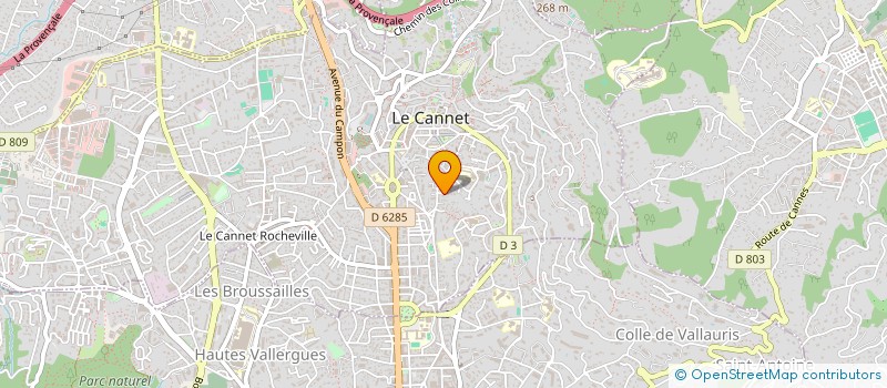 localisation de l'entreprise DUO AGAPE à LE CANNET