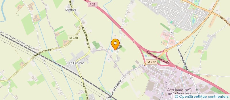 localisation de l'entreprise DUO BE  LA CHAPELLE-D'ARMENTIERES