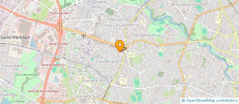 localisation de l'entreprise DUO CERAM à SAINT-HERBLAIN