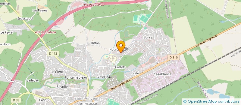 localisation de l'entreprise DUO COFFEE  SAINT-VINCENT-DE-TYROSSE