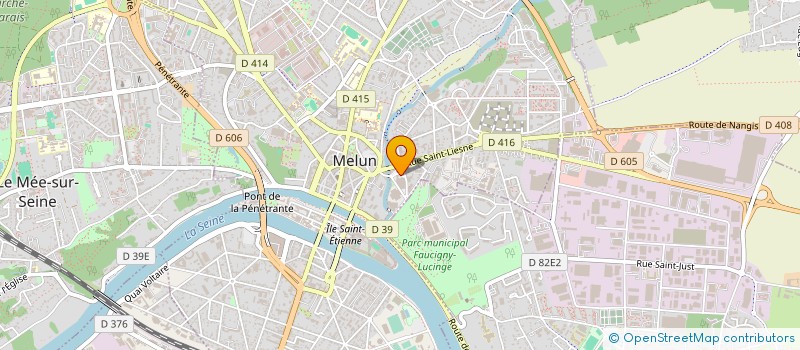 localisation de l'entreprise DUO'COIFF à MELUN