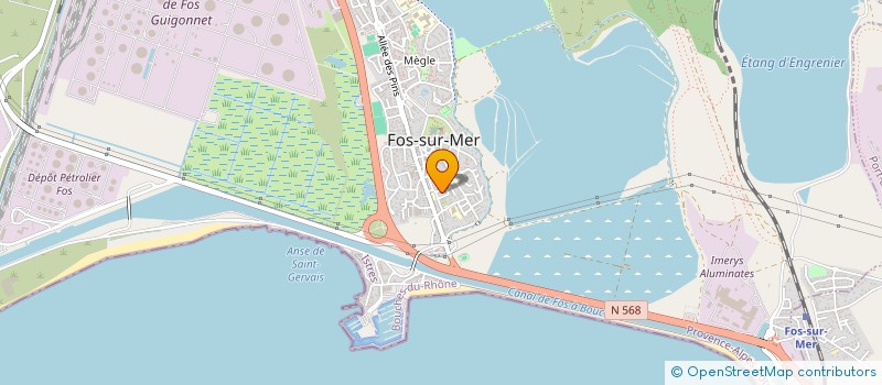 localisation de l'entreprise DUO COIFFURE  FOS-SUR-MER