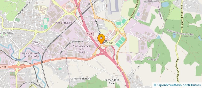 localisation de l'entreprise DUO'CREATIF  LA FOUILLOUSE