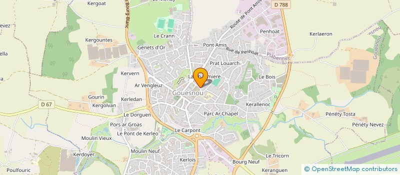 localisation de l'entreprise DUO DANSE GOUESNOU à GOUESNOU