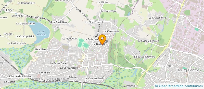 localisation de l'entreprise DUO DE GUITARES à COUERON