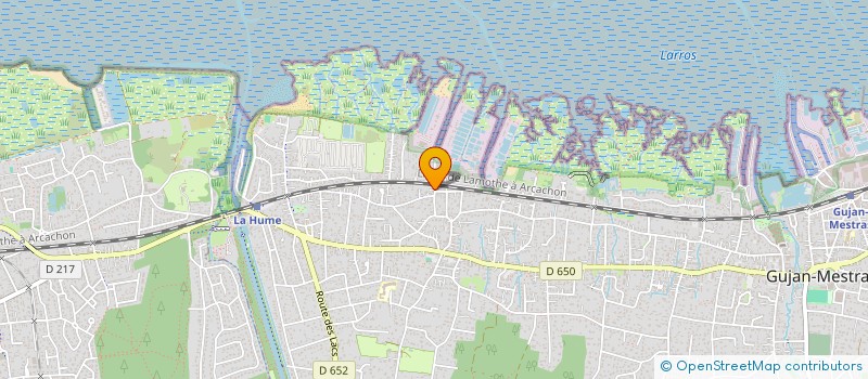 localisation de l'entreprise DUO DES MERS  GUJAN-MESTRAS