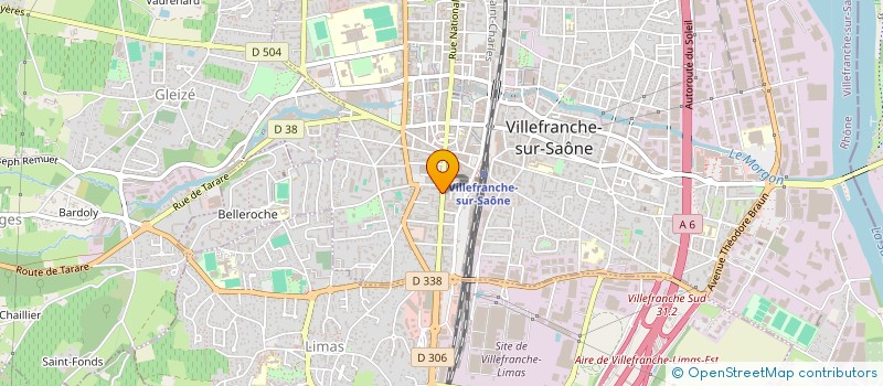 localisation de l'entreprise DUO DES SAVEURS à VILLEFRANCHE-SUR-SAONE