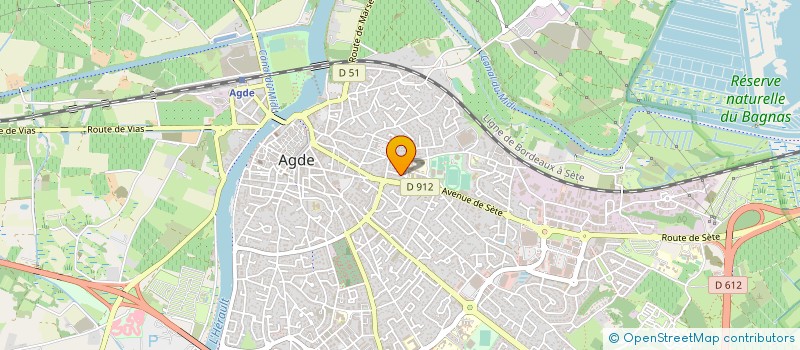 localisation de l'entreprise DUO ELL'LUI  AGDE