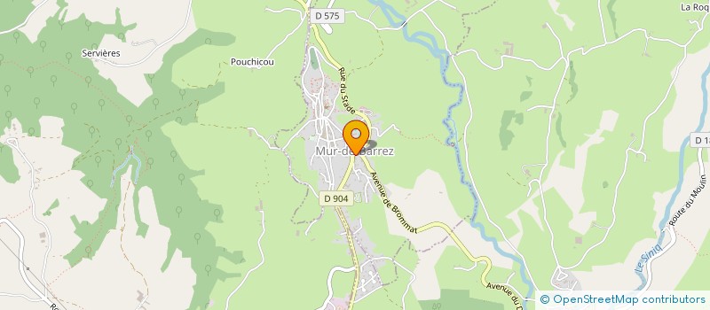 localisation de l'entreprise DUO F&S  MUR-DE-BARREZ