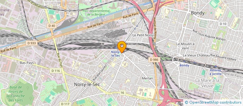 localisation de l'entreprise DUO-GESTION à NOISY-LE-SEC