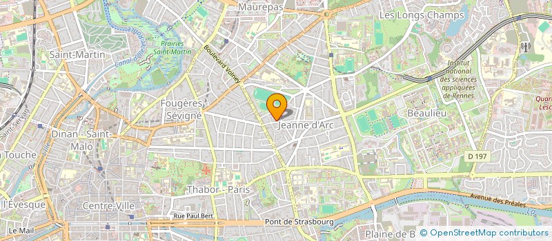 localisation de l'entreprise DUO GOURMET à RENNES