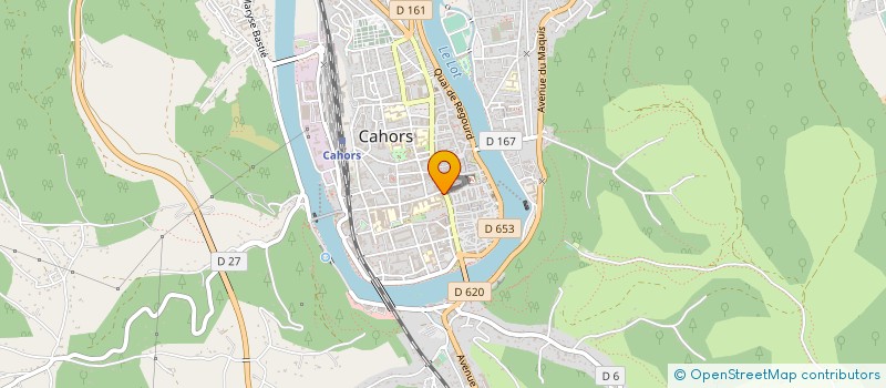 localisation de l'entreprise DUO GRAPHIC IMPRIMERIE  CAHORS