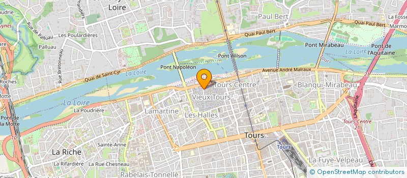 localisation de l'entreprise DUO IMMO à TOURS