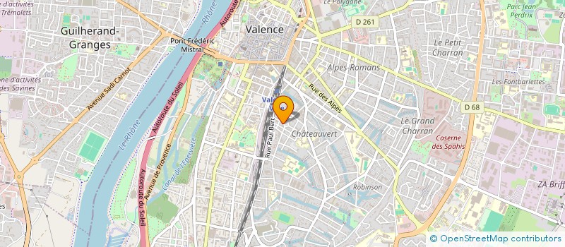 localisation de l'entreprise DUO IMMO à VALENCE