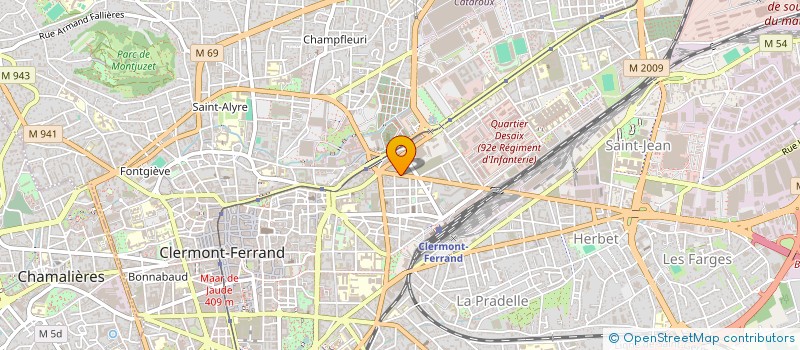 localisation de l'entreprise DUO IMMO  CLERMONT-FERRAND