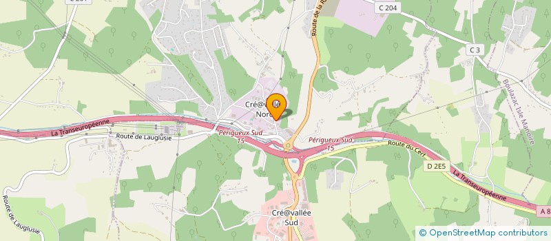 localisation de l'entreprise DUO INVEST  COULOUNIEIX-CHAMIERS