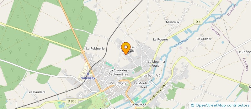 localisation de l'entreprise DUO LOGISTIQUE 4L TROPHY à VALENCAY