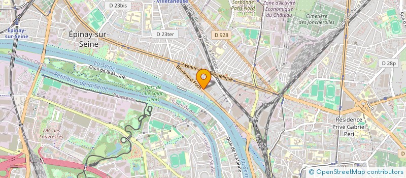 localisation de l'entreprise DUO LYNX à EPINAY-SUR-SEINE