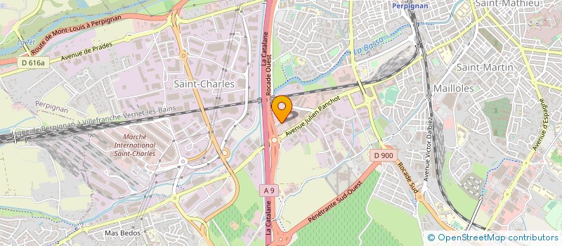localisation de l'entreprise DUO MENUISERIES à PERPIGNAN