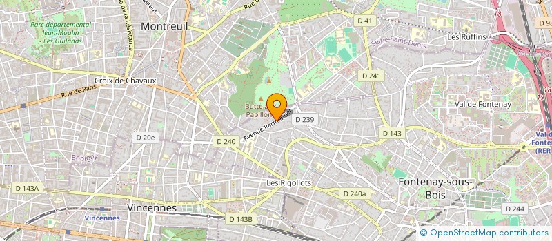 localisation de l'entreprise DUO NOIMA à FONTENAY-SOUS-BOIS