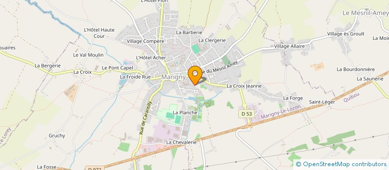 localisation de l'entreprise DUO NORMAND  MARIGNY-LE-LOZON