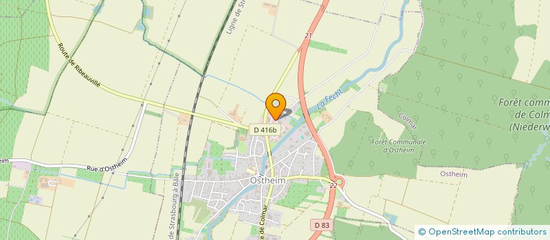 localisation de l'entreprise DUO OENOLOGIE SARL à OSTHEIM