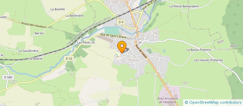 localisation de l'entreprise DUO OU TRIO  MONTSURS