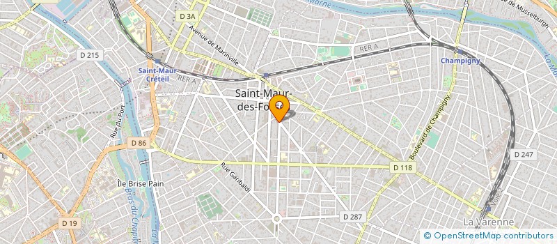 localisation de l'entreprise DUO PALISSANDRE à SAINT-MAUR-DES-FOSSES