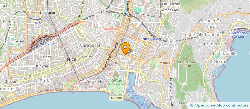 localisation de l'entreprise DUO PIZZA à NICE