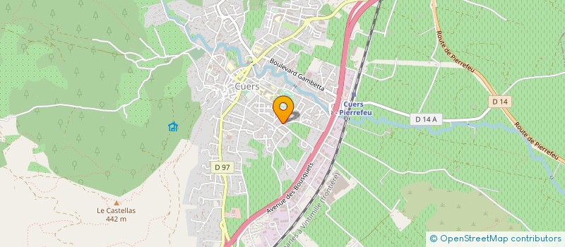 localisation de l'entreprise DUO PNEUS RACING à CUERS
