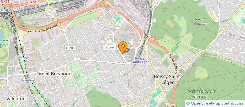 localisation de l'entreprise DUO PROTECT SECURITY à BOISSY-SAINT-LEGER