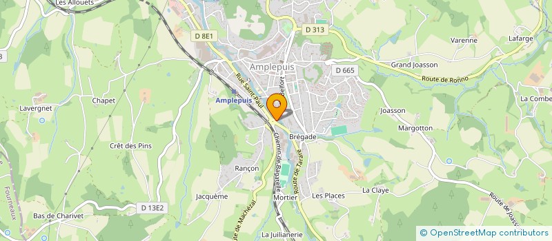 localisation de l'entreprise DUO REPAIR  AMPLEPUIS