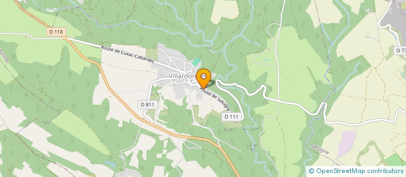 localisation de l'entreprise DUO SEBUB  VILLARDONNEL