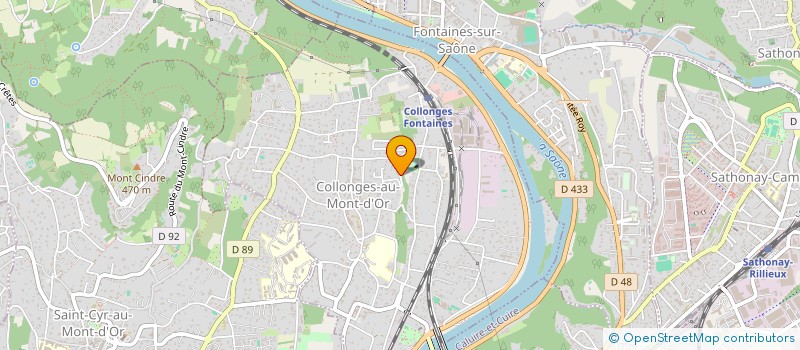localisation de l'entreprise DUO SEIGLE  COLLONGES-AU-MONT-D'OR
