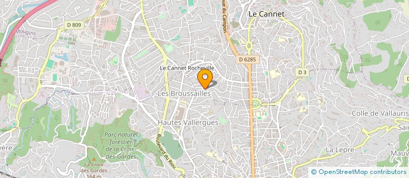localisation de l'entreprise DUO SYSTEM CONCEPT à LE CANNET