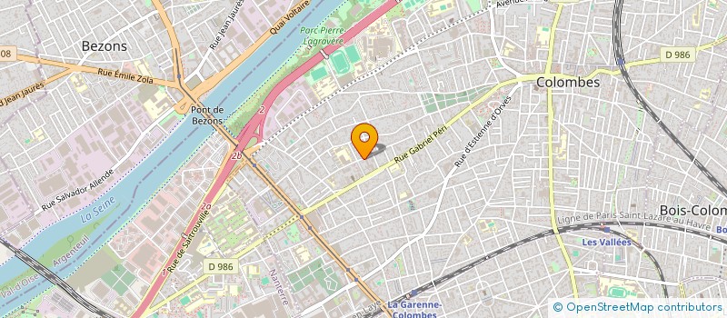 localisation de l'entreprise DUO TRAITEUR  COLOMBES