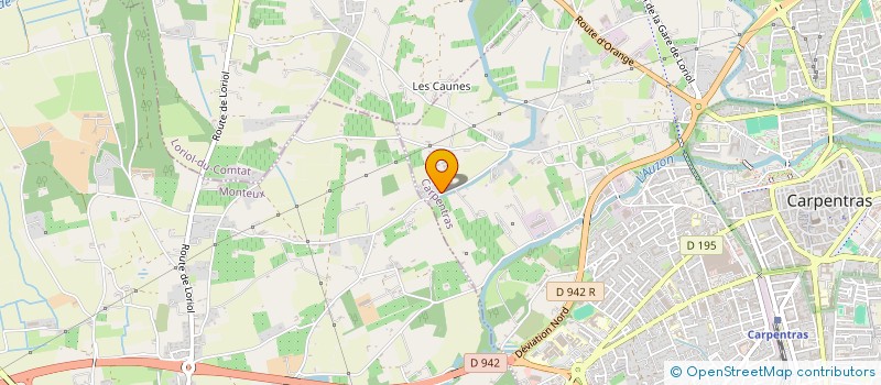 localisation de l'entreprise DUO TRANSPORTS à CARPENTRAS