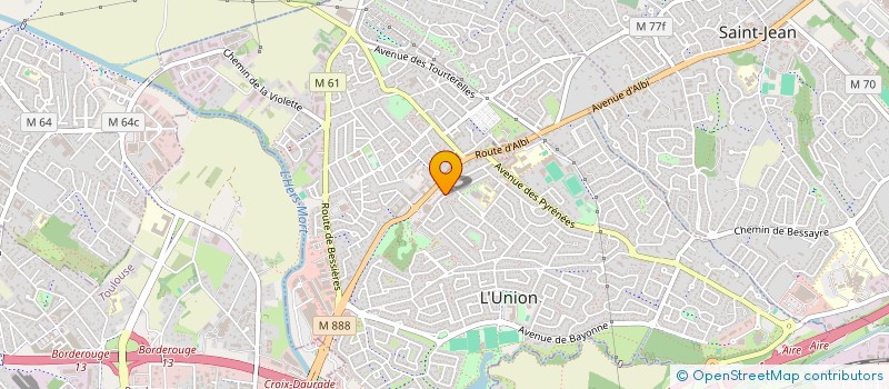 localisation de l'entreprise DUOCALL CENTRE D'APPEL 31 à L'UNION