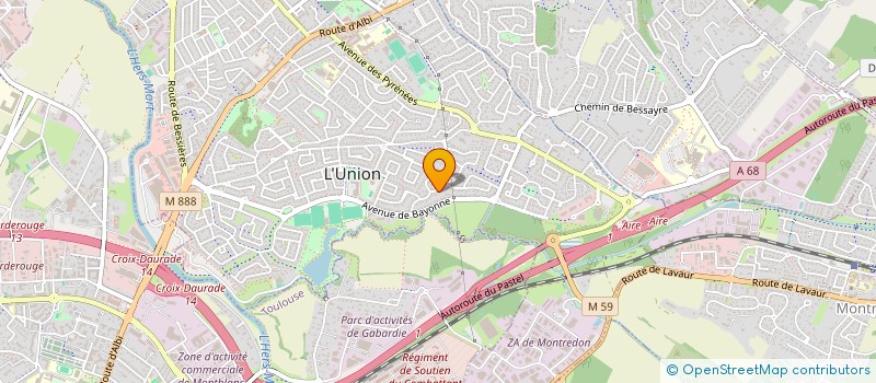 localisation de l'entreprise DUOCALL SPONSORING à L'UNION