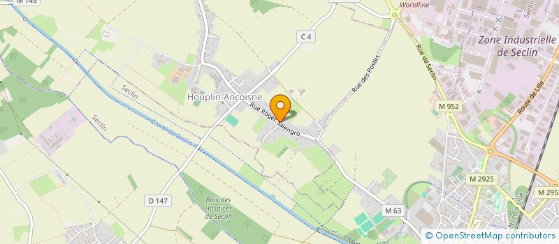 localisation de l'entreprise DUOCARE FACTURATION  HOUPLIN-ANCOISNE