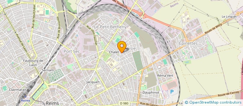 localisation de l'entreprise DUOCLIM  REIMS