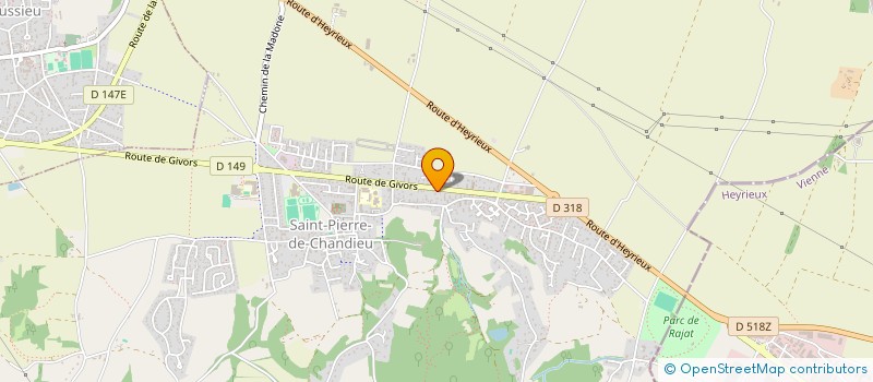 localisation de l'entreprise DUODECO  HEYRIEUX