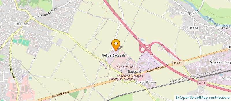 localisation de l'entreprise DUOMETAL  FRANCOIS