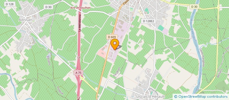 localisation de l'entreprise DUOMETAL  PAULHAN