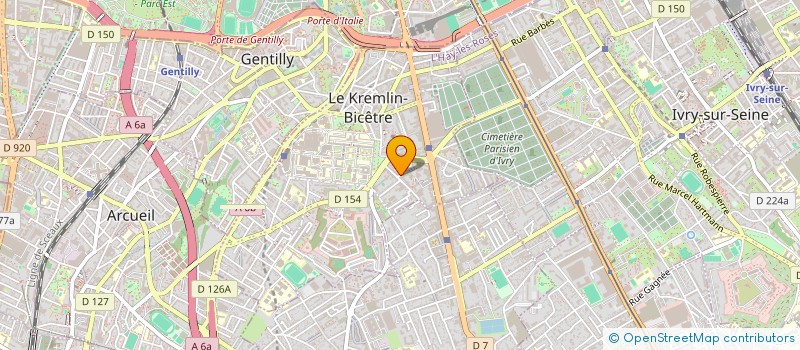 localisation de l'entreprise DUONEO HOLDING  LE KREMLIN-BICETRE