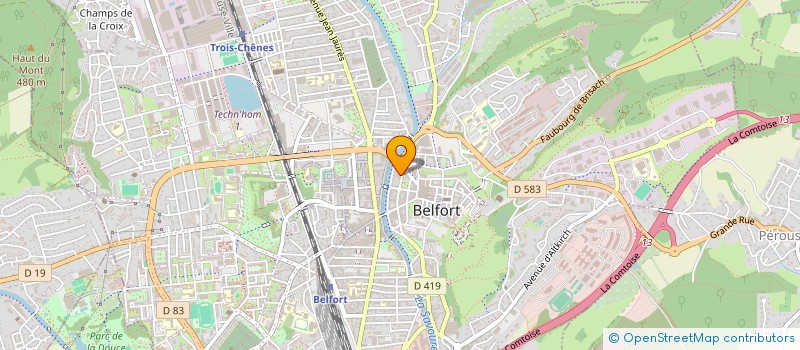 localisation de l'entreprise DUONG LE SARL à BELFORT