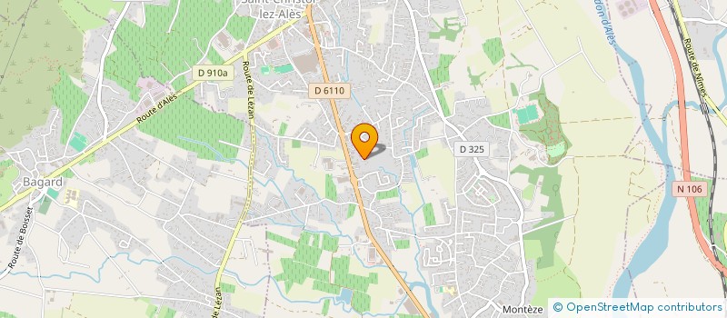 localisation de l'entreprise DUOPHENIX  SAINT-CHRISTOL-LEZ-ALES