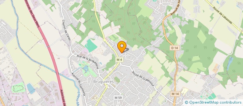 localisation de l'entreprise DUOPHI  BRUGUIERES