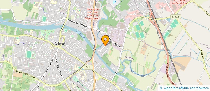 localisation de l'entreprise DUOPIMMO à ORLEANS